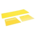 thumbnail image 2 of jiaping 3 Pieces Auto Body Filler Spreaders Putty Tool Flexible Edge Yellow for, 2 of 9