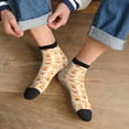 thumbnail image 3 of Naloa Fall Leaves Ankle Socks for Women Non Slip Socks No Show Socks Classic Low Cut Casual Socks Casual Socks, 3 of 7
