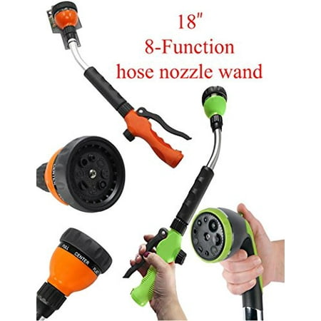 sprayer nozzle adjustable wand vary hose colors pattern hand garden