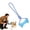 Blue, variant on HONGLIN Dog Toys, Dog Teeth Cleaning Tool with Mouth Prop, Chew Toy for Small Medium Large Dogs, Bite and Brush Dental Toy, Blue