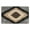 Diamond Pattern (98), variant on Luxurious Boho Rug Runner, 20x32 inch - Perfectly Soft, Absorbent Bath Mat for Bathroom, Bedroom, Kitchen, Hallway - Modern Geometric Carpet Runner in Black for Western Farmhouse Decor