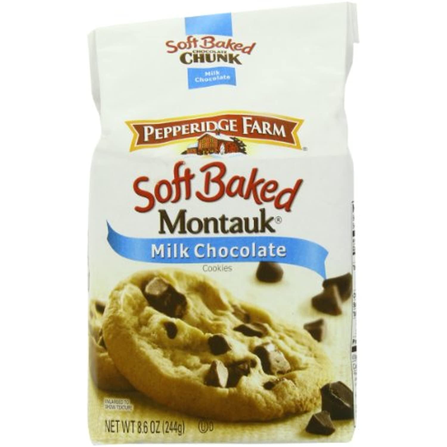 Pepperidge Farm Soft Baked Cookies, Montauk Milk Chocolate, 8.6 Ounce