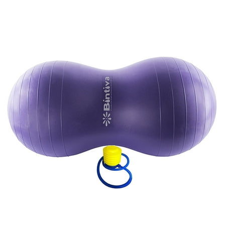 Peanut Ball, Including a Free Foot Pump, for Labor, Physical Therapy, Fitness, and Exercise, The peanut ball has a unique, saddle shaped, seat that provides.., By