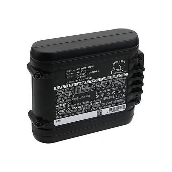 WA3540 Battery for Worx WU137, WU161, 2000mAh - sold by smavco