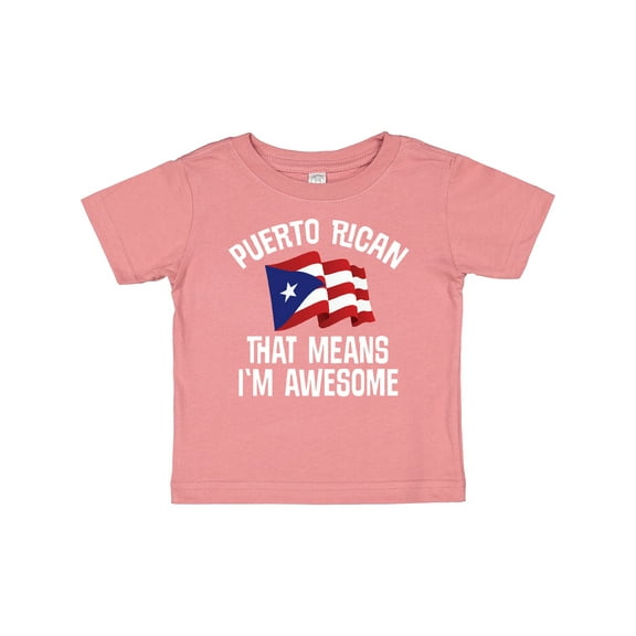 Inktastic Puerto Rican Awesome Boys or Girls Baby T-Shirt