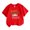 wei163-Red, variant on IWRICH Girls Cutest Pumpkins in the Patch T-Shirt Halloween Short Sleeve Crew Neck Tees,Size 2-13 Years White 160
