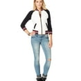 thumbnail image 3 of Aeropostale Womens Varsity Fleece Sweatshirt, White, Juniors, X-Large, 3 of 3