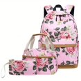 thumbnail image 5 of 3pcs Backpack Lunch Bag And Pen Bag Set, Oxford Cloth Female Middle School Student Schoolbag, Computer Bag Outdoor Backpack, 5 of 5