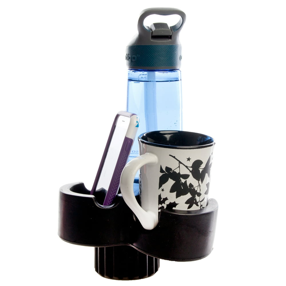 Trio Car Cup Holder Expander, Drink Holder Organzier for Phone, Foam