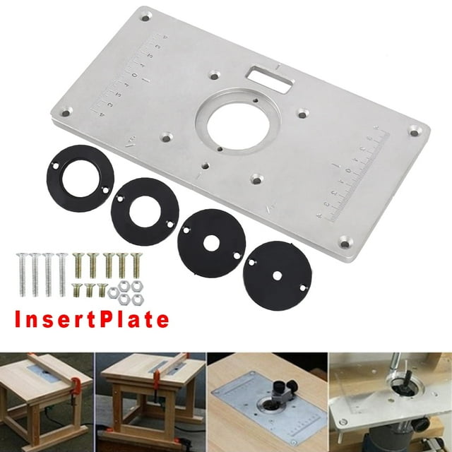 Planche à Découper en Bois Panneau de Retournement Machine à Fraiser en Aluminium Atelier de Menuiserie Panneau de Retournement Insert Board Outils de Menuiserie