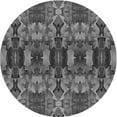 thumbnail image 1 of Ahgly Company Machine Washable Indoor Round Transitional Gunmetal Gray Area Rugs, 7' Round, 1 of 7