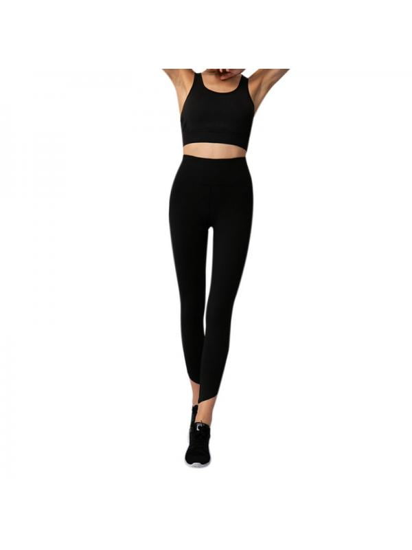 Women Bootcut Gym Yoga Pants High Waist Anti Cellulite Leggings Workout Trousers 