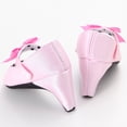 thumbnail image 3 of Newborn Baby Girls Princess Bowknot Crib Shoes With High Heels for Photos, 3 of 5