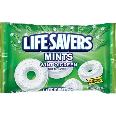 Life Savers Wint O Green Mints Candy Bag, 13 ounce