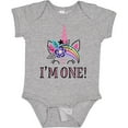 thumbnail image 3 of Inktastic First Birthday Unicorn for Girl Girls Baby Bodysuit, 3 of 5