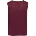 thumbnail image 2 of ASI 9718.380.L Youth Mesh Reversible Pinnie Top, Maroon & White - Large, 2 of 6