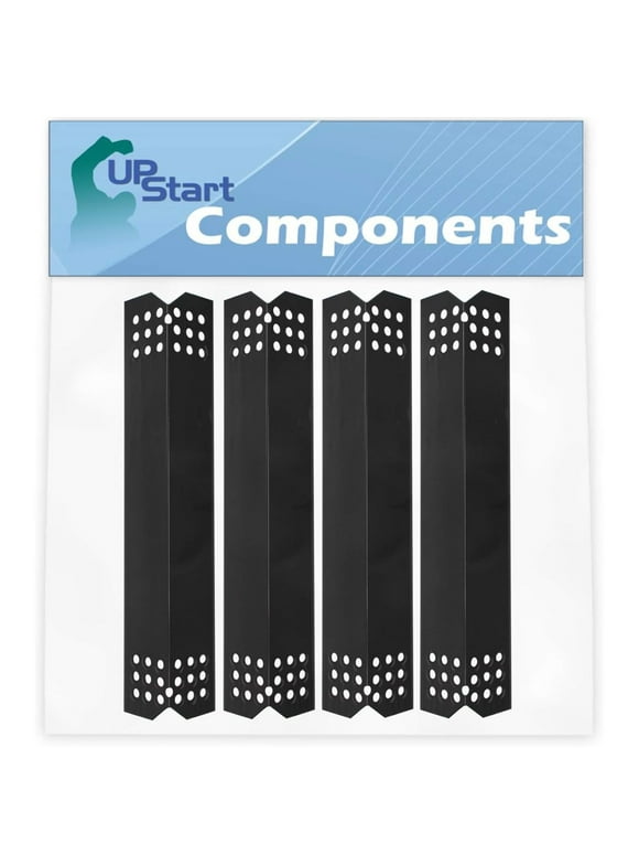 4-Pack BBQ Grill Heat Shield Plate Tent Replacement Parts for Bhg 720-0783H - Old - Compatible Barbeque Porcelain Steel Flame Tamer, Guard, Deflector, Flavorizer Bar, Bar, Burner Cover