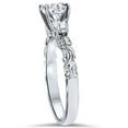 thumbnail image 3 of Pompeii 3/4ct Vintage 3 Stone Diamond Engagement Ring 14K White Gold (G/H,I1), 3 of 4