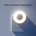 thumbnail image 4 of Midea Mini Night Light Bedside Lamp Soft Light Plug and Play 0.4W Low Power Consumption 3000K Eye Comfort Color Temperature Portable Lamp, 4 of 8