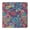 腰果花 凝胶坐垫, variant on Fitted Tablecloth with Bohemian Design, 36x36 Inch Square Floral Cover with Elastic Hem for Card Tables, Wrinkle Resistant