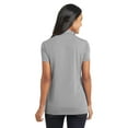 thumbnail image 2 of Port Authority Cotton Touch Performance Polo (L568) Frost Grey, L, 2 of 2
