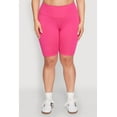 thumbnail image 4 of Womens Plus Size High Waisted Bike Shorts, 4 of 5