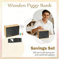 thumbnail image 7 of Cash Vault Wooden Savings Box,Money Saving Box with Numbers and Target,Portable Money Box for Cash,Retro Cash Savings Box,Savings Box for Adults,Money Coin Counter for Gifts, 7 of 7