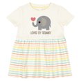thumbnail image 3 of Inktastic Loved by Grammy Girls Baby Dress, 3 of 5