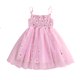 thumbnail image 1 of Vestido De NiñA PequeñA, Sin Mangas, Con Tirantes Finos, Estampado De Margaritas, Vestido De Tul Fruncido, 1 of 4