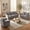 Light Gray, variant on Mjkone Chenille Sectional Sofa Sets,3 Pieces Living Room Furniture Sets,Couch Sets for Living Room,3-Seater + Loveseat + Armchair,Navy Blue