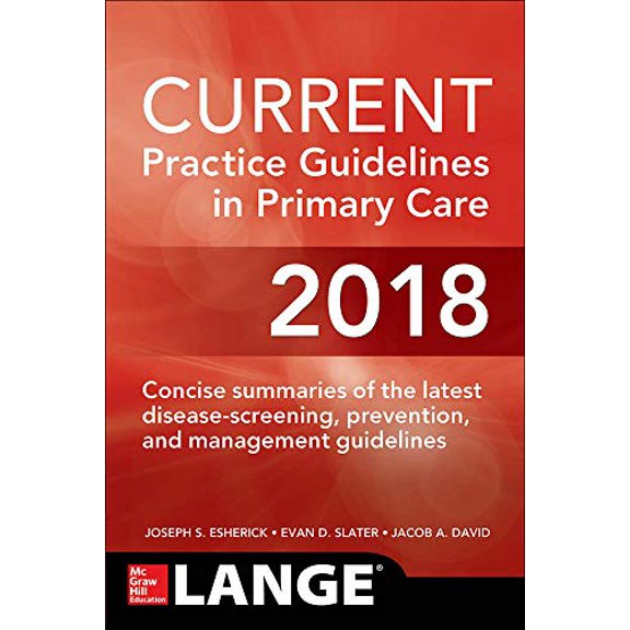 Pre-Owned Current Practice Guidelines in Primary Care 2018 (Paperback) 1260031063 9781260031065