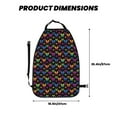 thumbnail image 2 of Naloa Rainbow Butterfly 2Pcs Anti-Kick Back Seat Cover Kick Mat, Car Seat Protector with 3 Storage Pockets, 2 of 8