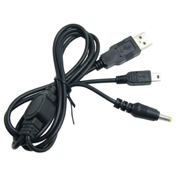 Cable de datos de carga USB para 1000 2000 Black