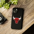 thumbnail image 3 of iPhone Slim Case - Black Red Bulls Inspired Design Basketball Classic - iPhone 15, 3 of 6