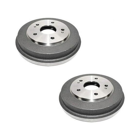 Rear Brake Drum Set - Compatible with 1997 - 2001 Honda CR-V 1998 1999 2000