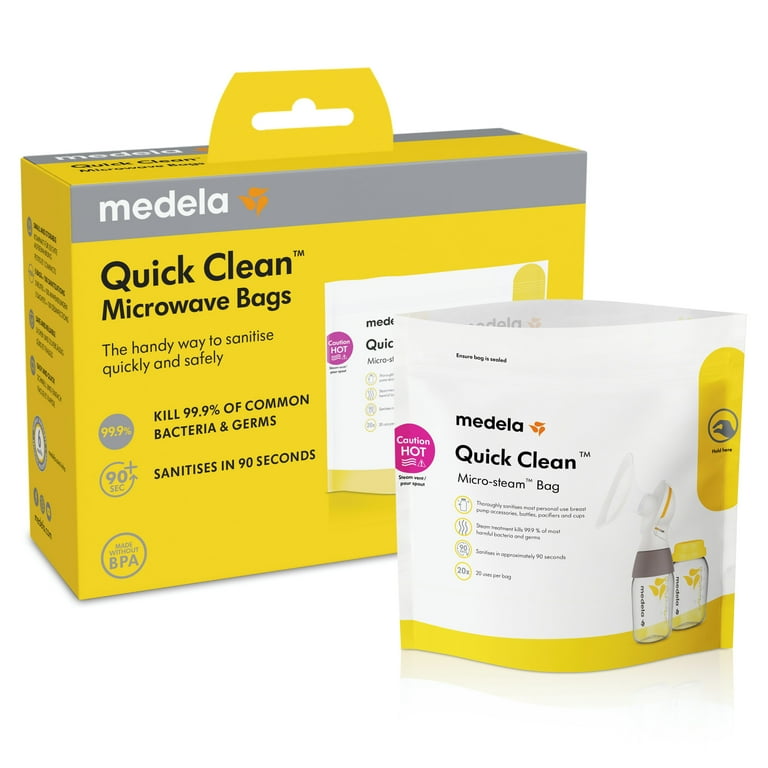 Medela Quick Clean MicroSteam Bags, 5 ct