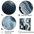 thumbnail image 3 of Designart "Minimalism With Blue Stone Geode I" Spiritual Stone Wall Art Living Room, 3 of 7