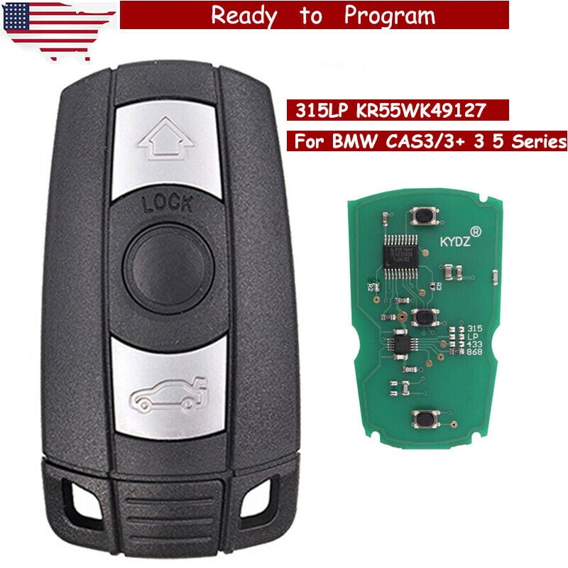 Replacement Remote Key Fob 315LP for BMW 5 Series 525 528 530 550 545 550 06-11