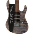 thumbnail image 4 of Guitar Strap, Durable Shoulder Strap Leather Delicate Embroidery  For Stringed Instrument Black Feather Embroidery, 4 of 8