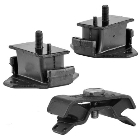 4M Auto Parts Front Left Engine Mount Front Right Engine Mount & Rear Manual Transmission Mount 3PCS Set. Parts 8162 8162 9113. A7213 A7213 A7298