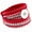 Red, variant on Snap Jewelry Rhinestone Wrap Bracelet in Black with Adjustable Snap Closure for 18MM Charms