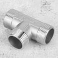 thumbnail image 1 of Tee Connector, Tee Adapter, No Leakage 3/4 Male Thread Easy Install For Plumbing Hardware, 1 of 8