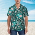 thumbnail image 6 of Picia Lephants in the Jungle Gentle Cotton Regular Fit Short Sleeve Casual Hawaiian Shirt for Men-Medium, 6 of 9