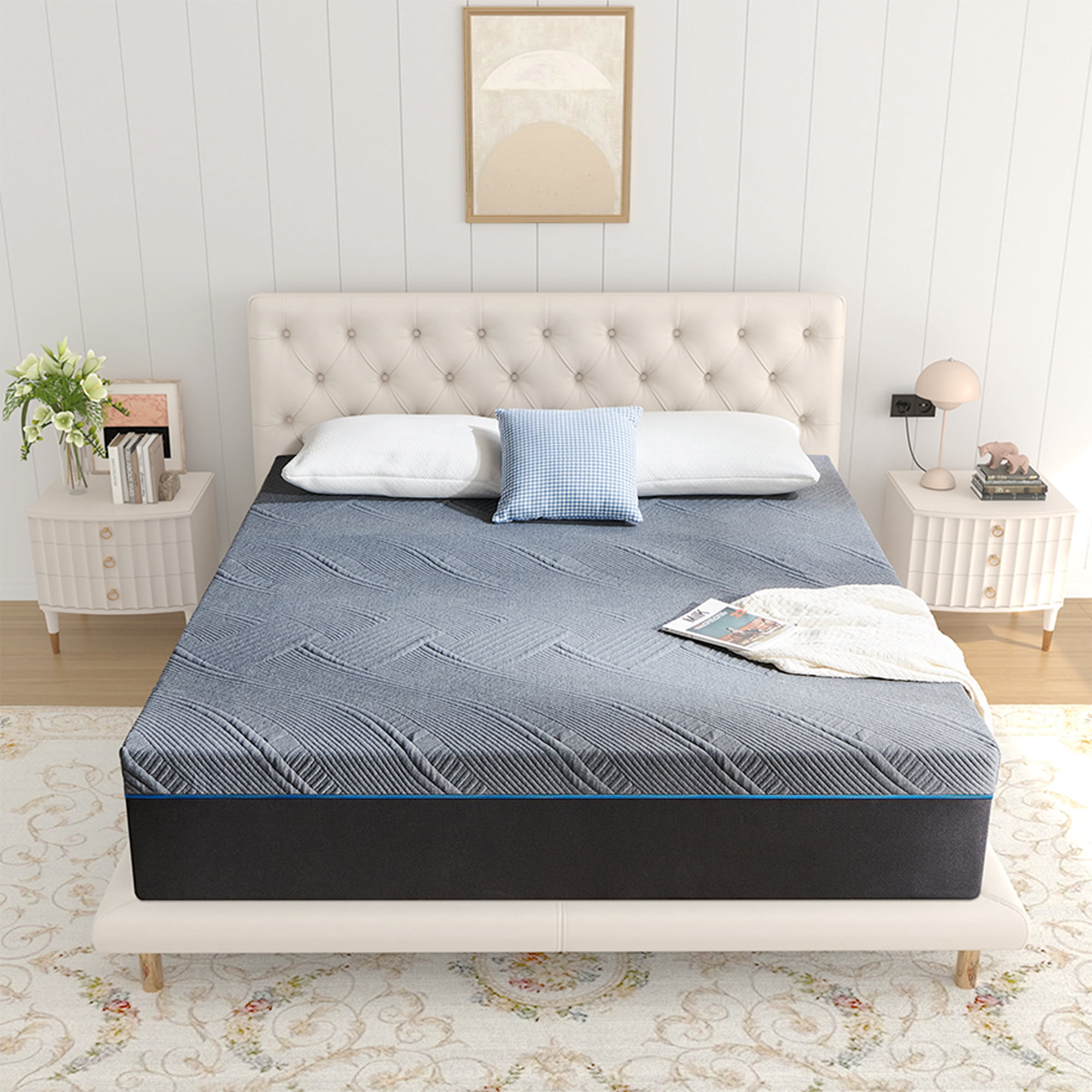 Twin Mattress, GELBIY 8" Twin Memory Foam Mattress in a Box with Breathable Cover