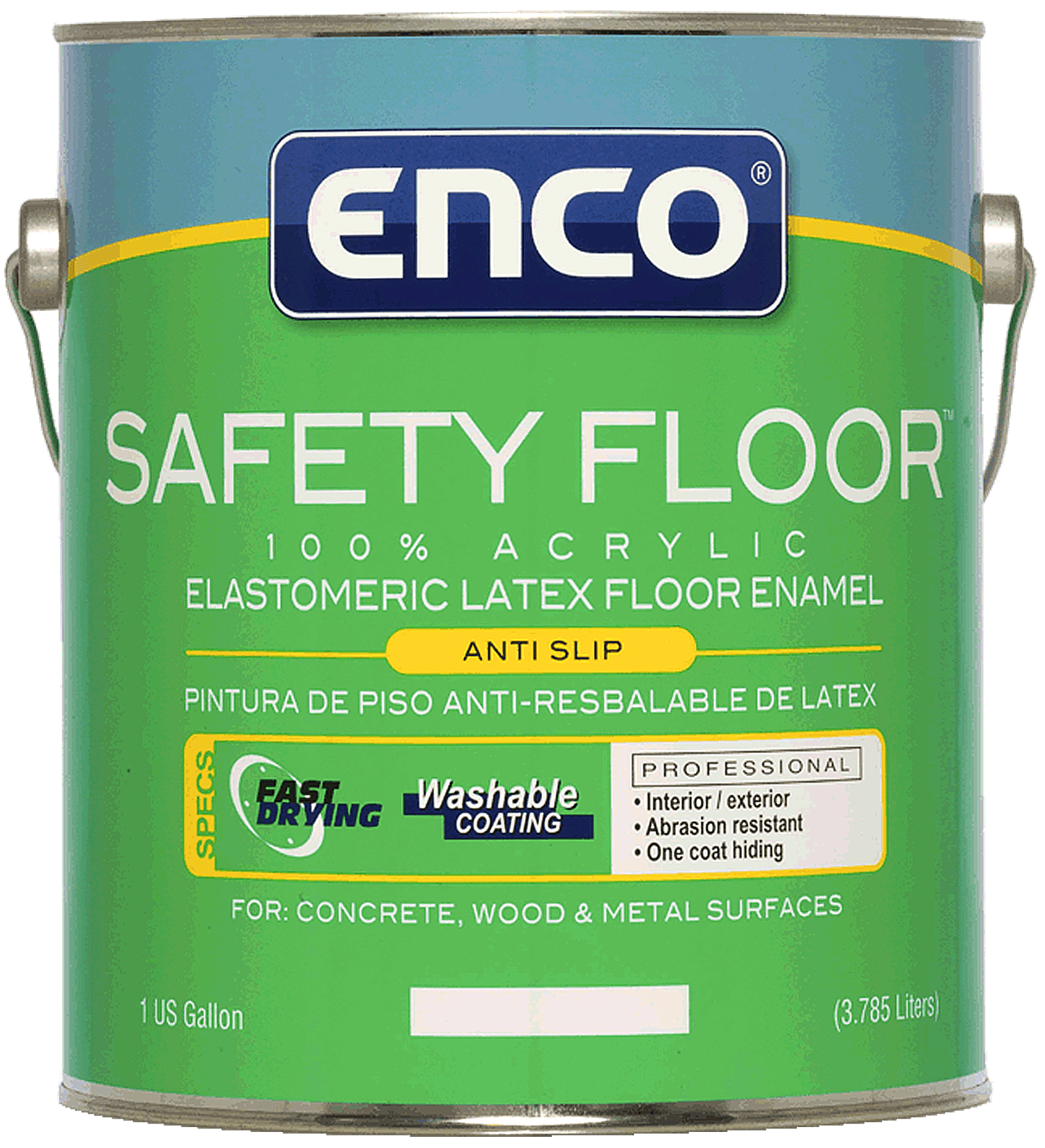 Enco Safety Floor Sanded Park Gray, 1 Gallon
