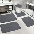 thumbnail image 2 of Non-Slip Foam Bath Mat Set, 5-Piece Shower and Tub Rugs for Bathroom Safety and Comfort, 2 of 5