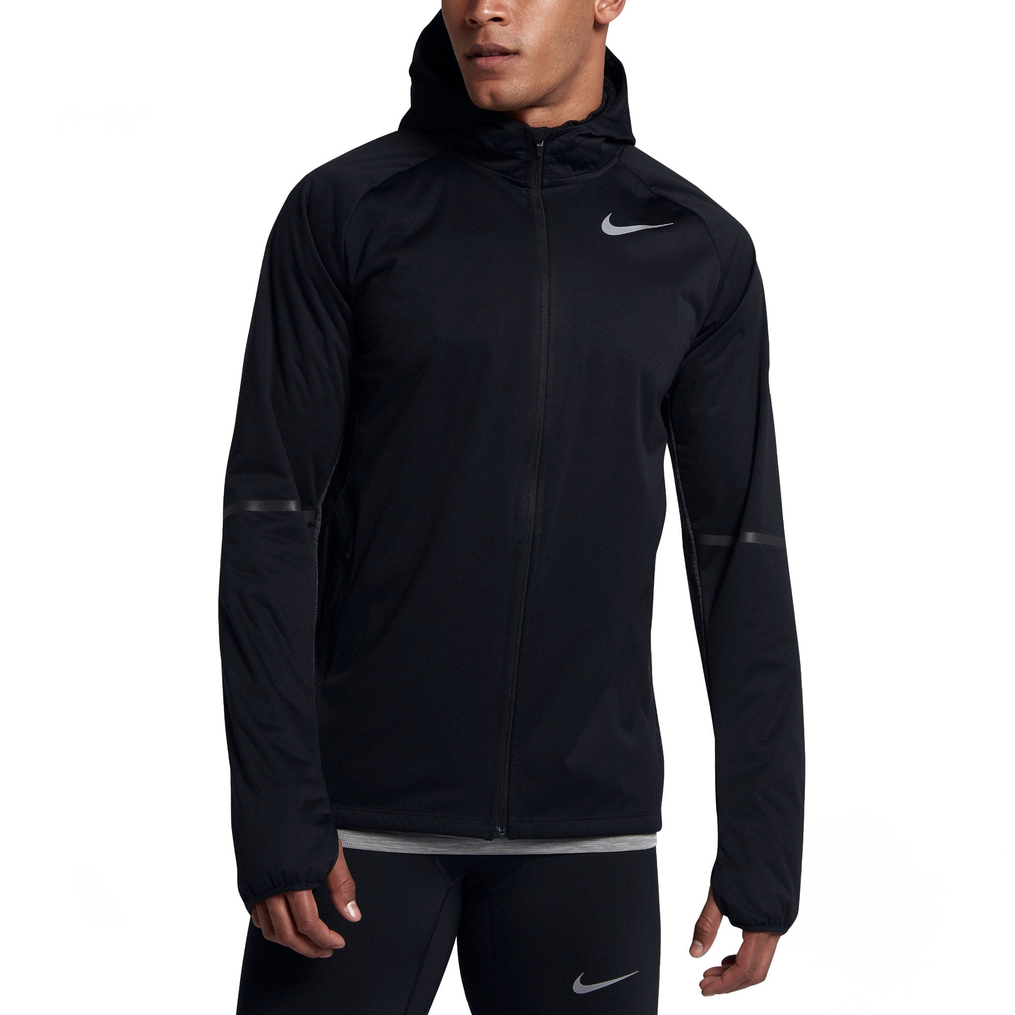 nike men's shield running jacket