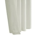 thumbnail image 3 of Loft Living Surrey Light Filtering Dual Header Single Curtain Panel 52 x 63 in White, 3 of 6