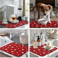 thumbnail image 7 of Valentine''s Day Love Heart Dish Drying Mat for Kitchen Counter 16x18 Inch Valentine Theme Dish Mats Absorbent Microfiber Dish Draining Mat Reusable Washable Dish Drainer Rack Pad, 7 of 7