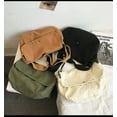 thumbnail image 6 of Kukuzhu Japanese Grunge Hobo Canvas Crossbody Bag for Women Hippie Punk Harajuku Purse Academic Aesthetic Large Messenger Bags (black), 6 of 6